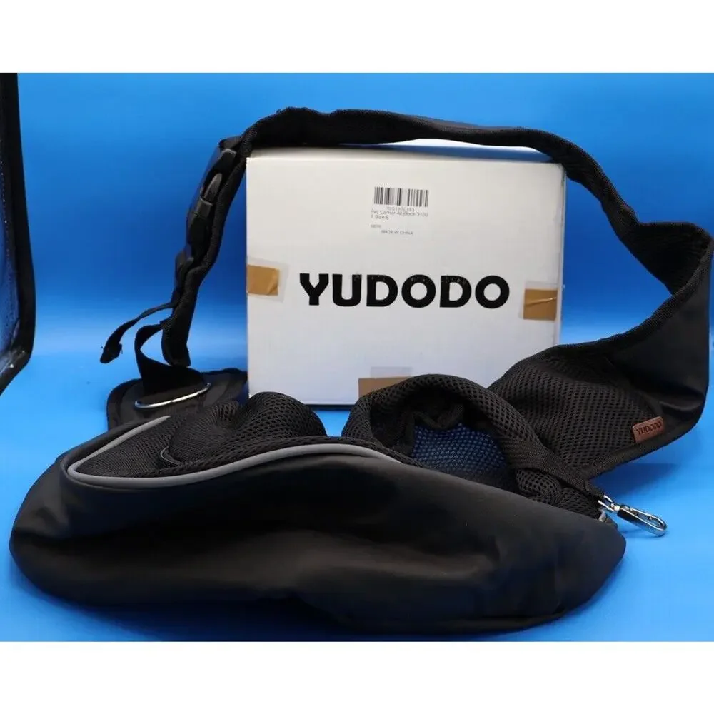 YUDODO Pet Dog/Cat Sling Carrier Breathable Mesh Travel Sling Bag Size Small